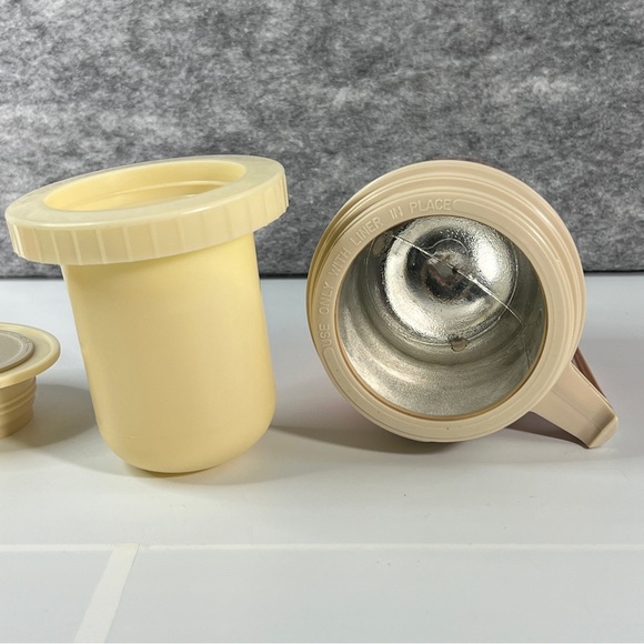 Thermos Brand ORANGE vaccuum bottle Retro Vintage Hipster Boho Camping Hiking - Picture 13 of 15